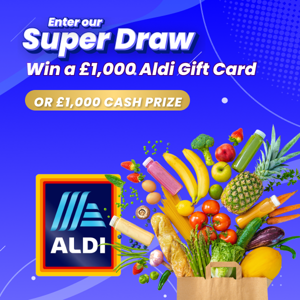 Win a £1,000 Aldi gift card!